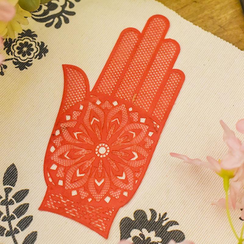 Ravishing Mehndi Tattoo Stencil