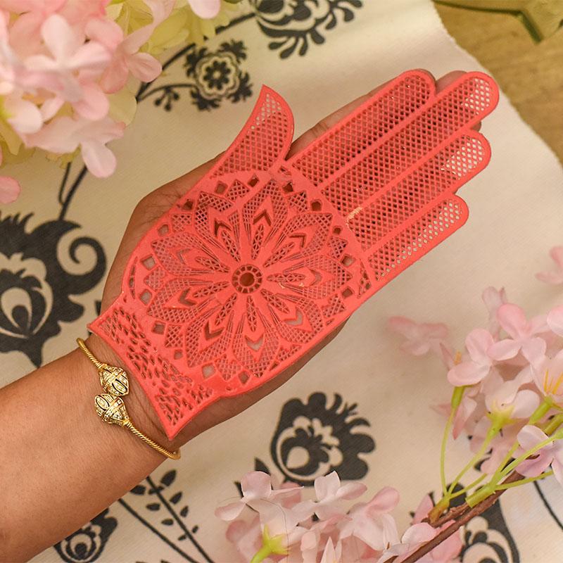 Ravishing Mehndi Tattoo Stencil