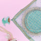 Blissful Blue Thali Cover