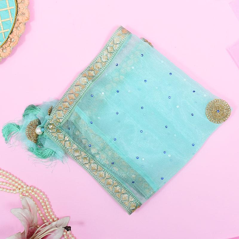 Blissful Blue Thali Cover