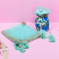 Blissful Blue Potli & Thali Cover Karwa Chauth Set