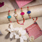 Trendy Stone Rakhi (Set of 4)