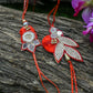 Sparkling Bhaiya Bhabhi Stone Rakhi