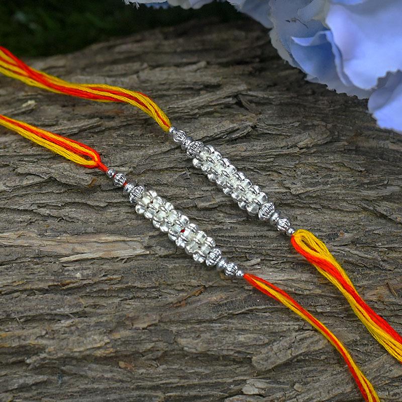 Designer Stone Rakhi (Set of 2)