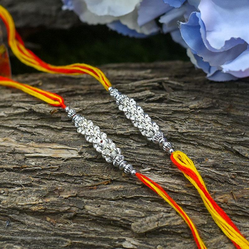 Designer Stone Rakhi (Set of 2)