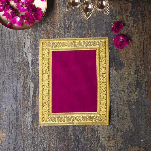 8x10 INCH PUJA AASAN (PINK)