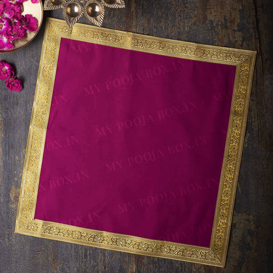 45X45 PUJA AASAN (PINK)