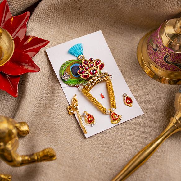 Graceful Laddu Gopal Shingaar Set