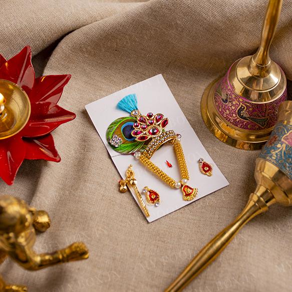 Graceful Laddu Gopal Shingaar Set