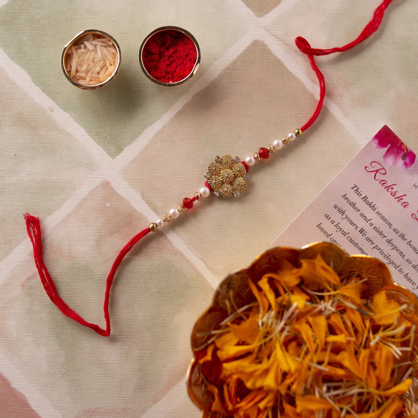 Blooming Flower Rakhi (Set of 4)