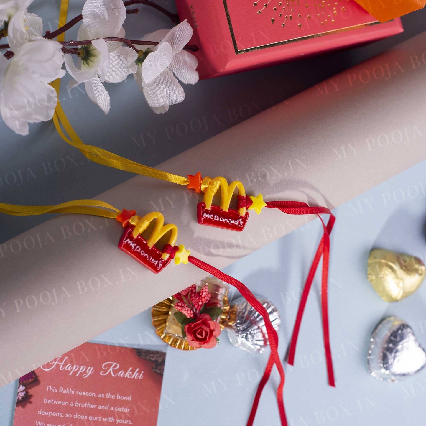 Foodie Brother Quirky Rakhi (Set of 2)