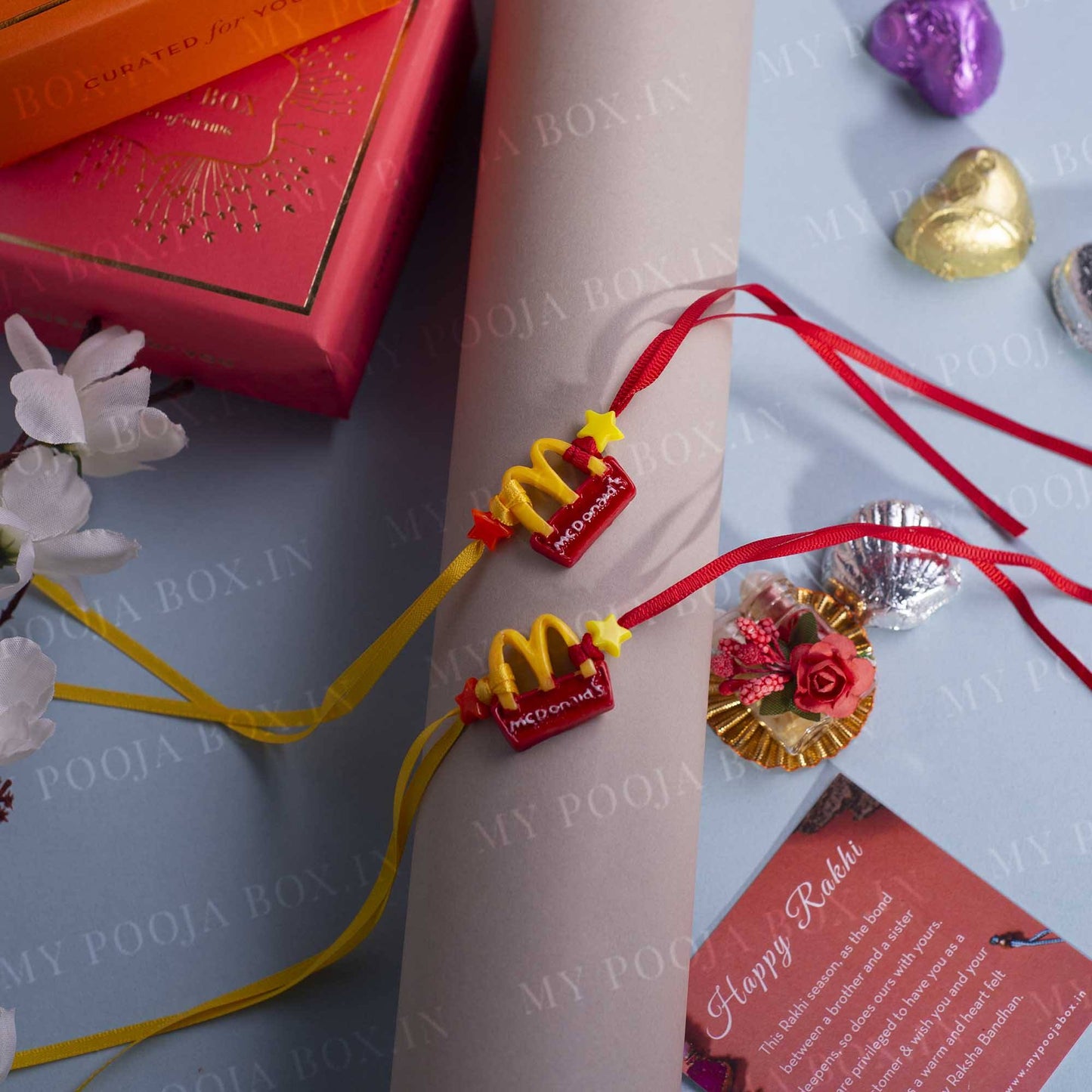 Foodie Brother Quirky Rakhi (Set of 2)