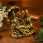 Auspicious Vishnu Lakshmi Brass Murti