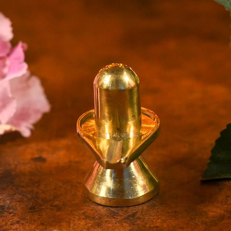 Auspicious Shivling (Brass)