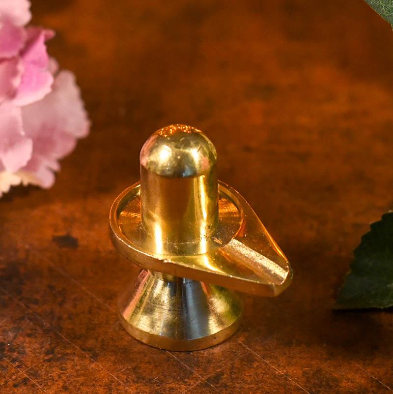Auspicious Shivling (Brass)
