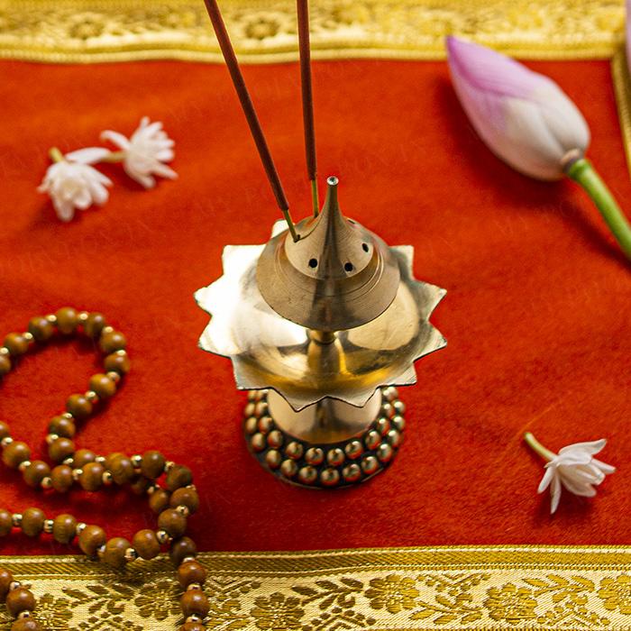 Hancrafted Brass Agarbatti Holder