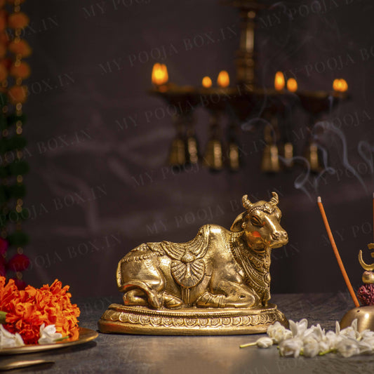 Divine Brass Nandi Bull