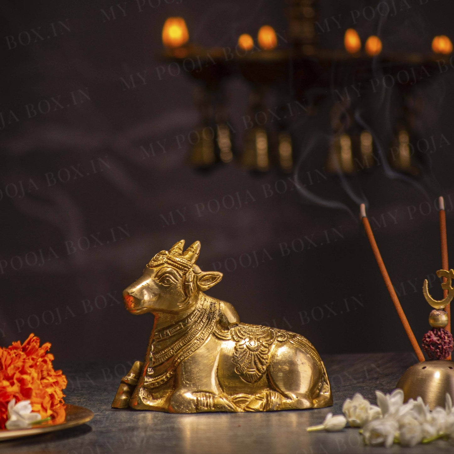 Divine Brass Shiv Nandi Bull