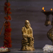 Devotional Brass Sai Baba Statue