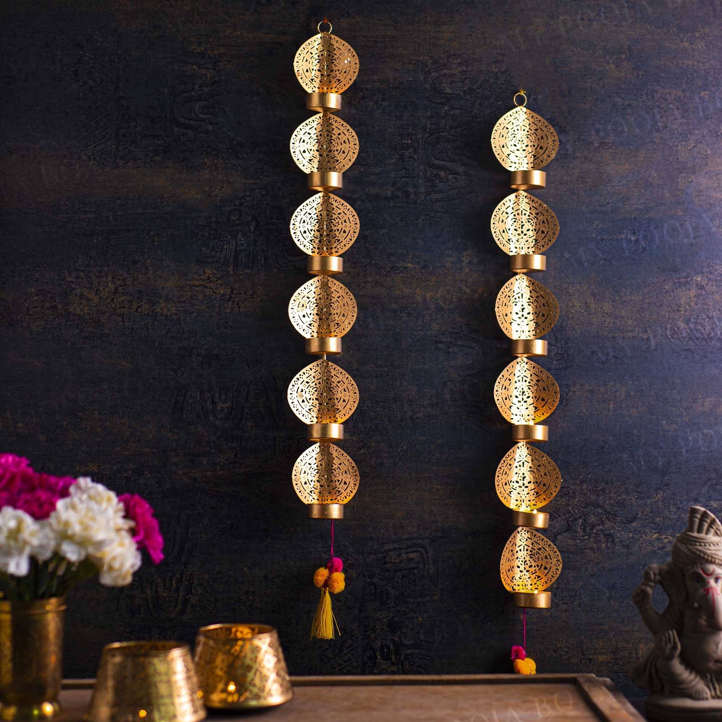 Ella Wall Decor Diya Holder (Set of 2)