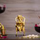 Stylish Brass Rocking Chair Ganesha