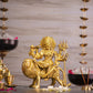 Stunning Brass Durga Statue