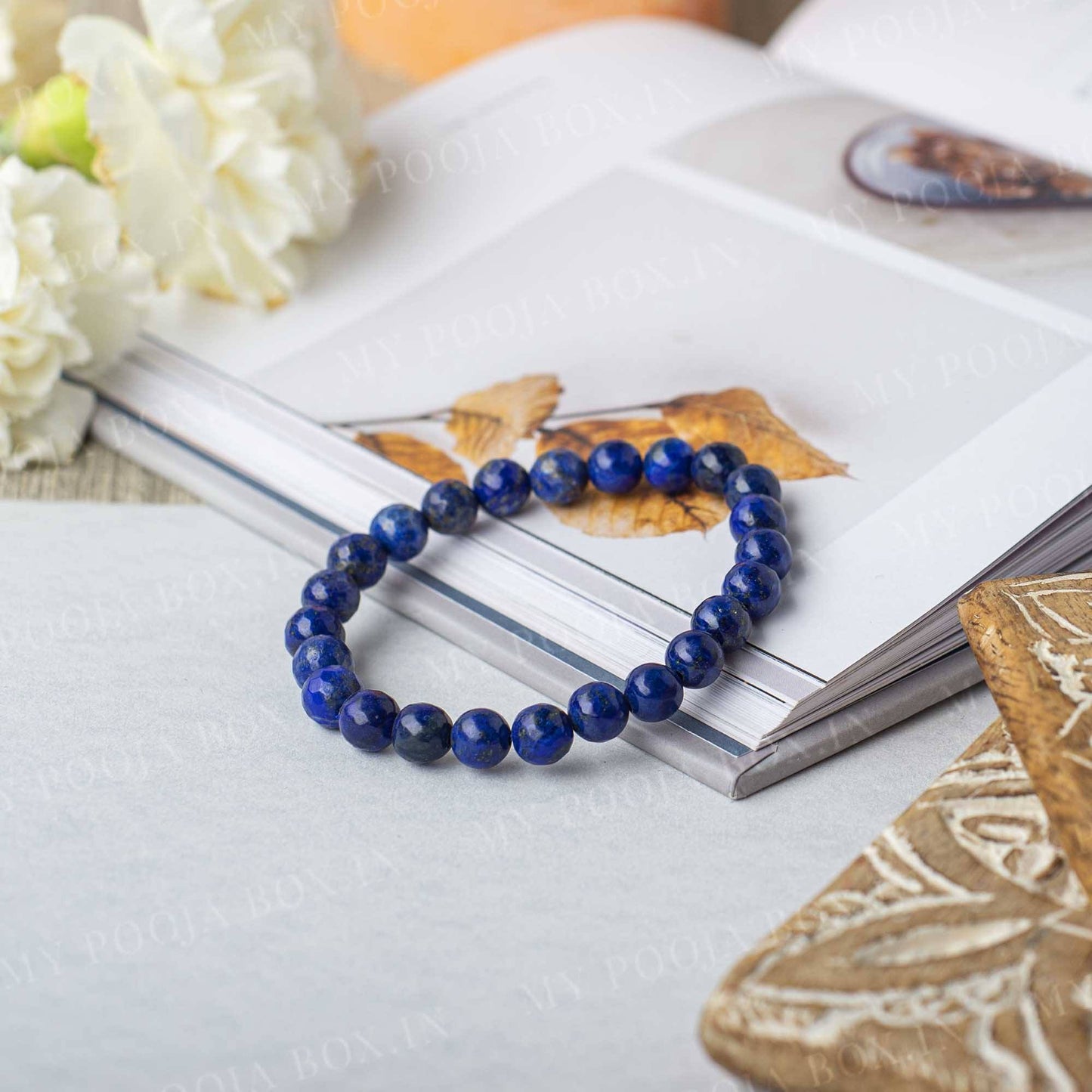 Best Vibes for 2021 - Blue Evil Eye and Lapis Lazuli Bracelet - Miner Deng  Handmade Jewelry