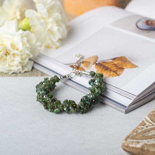 Green Jade Bracelet – Healing Crystals India