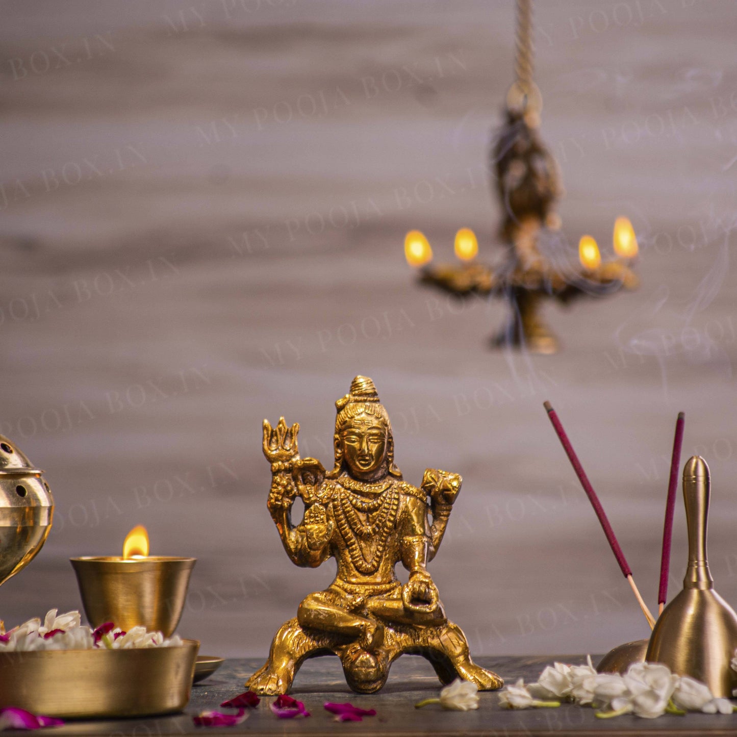 Handcrafted Lord Shiva Brass Idol
