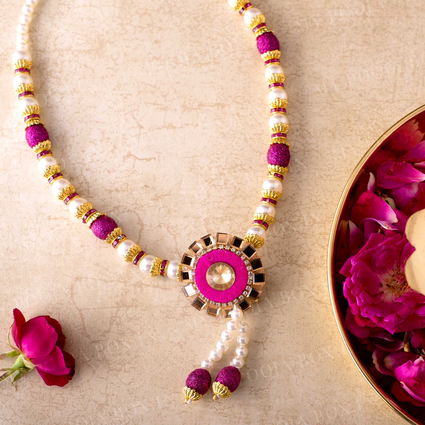 Adjustable Pink Garland/Mala