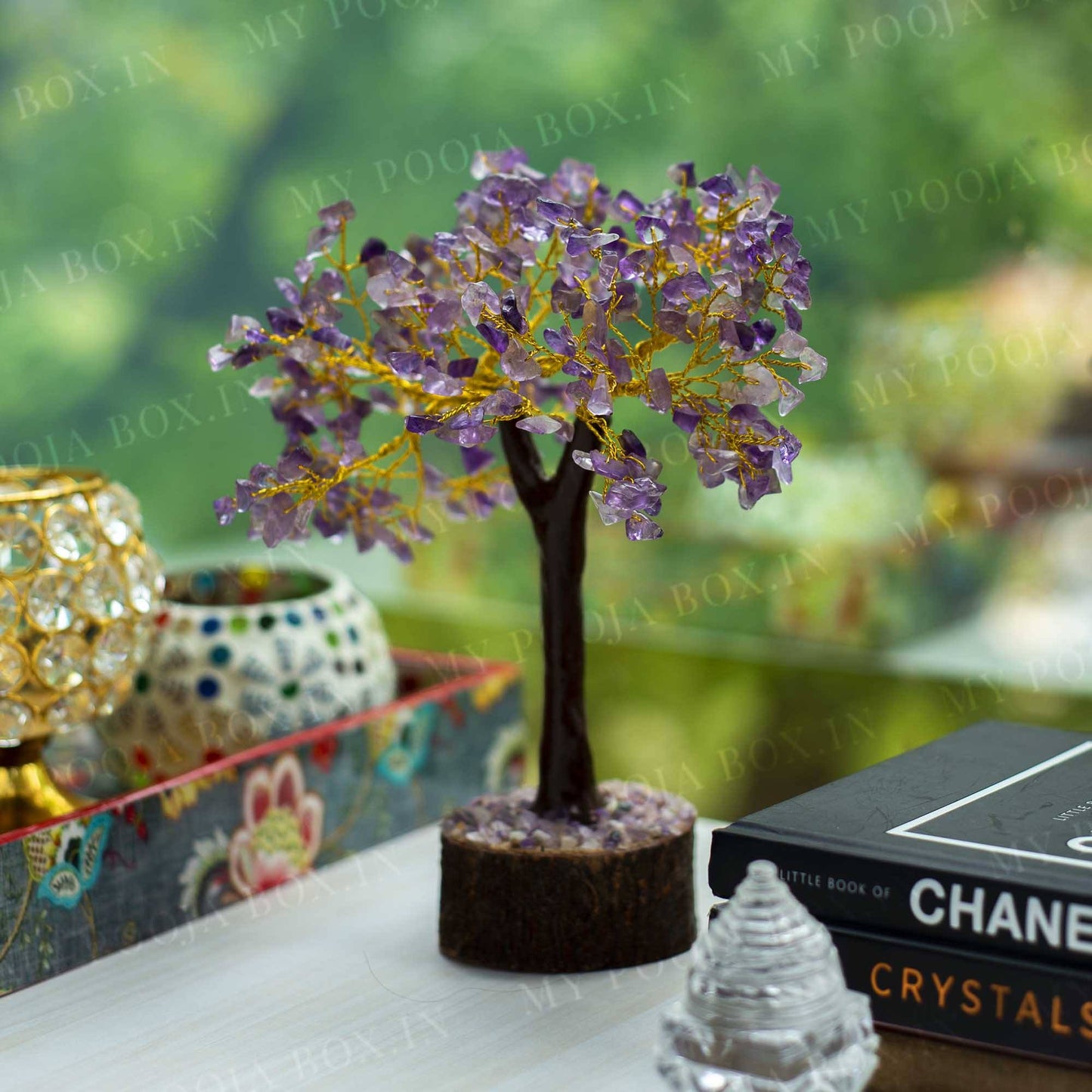 Amethyst Gemstone Money Tree