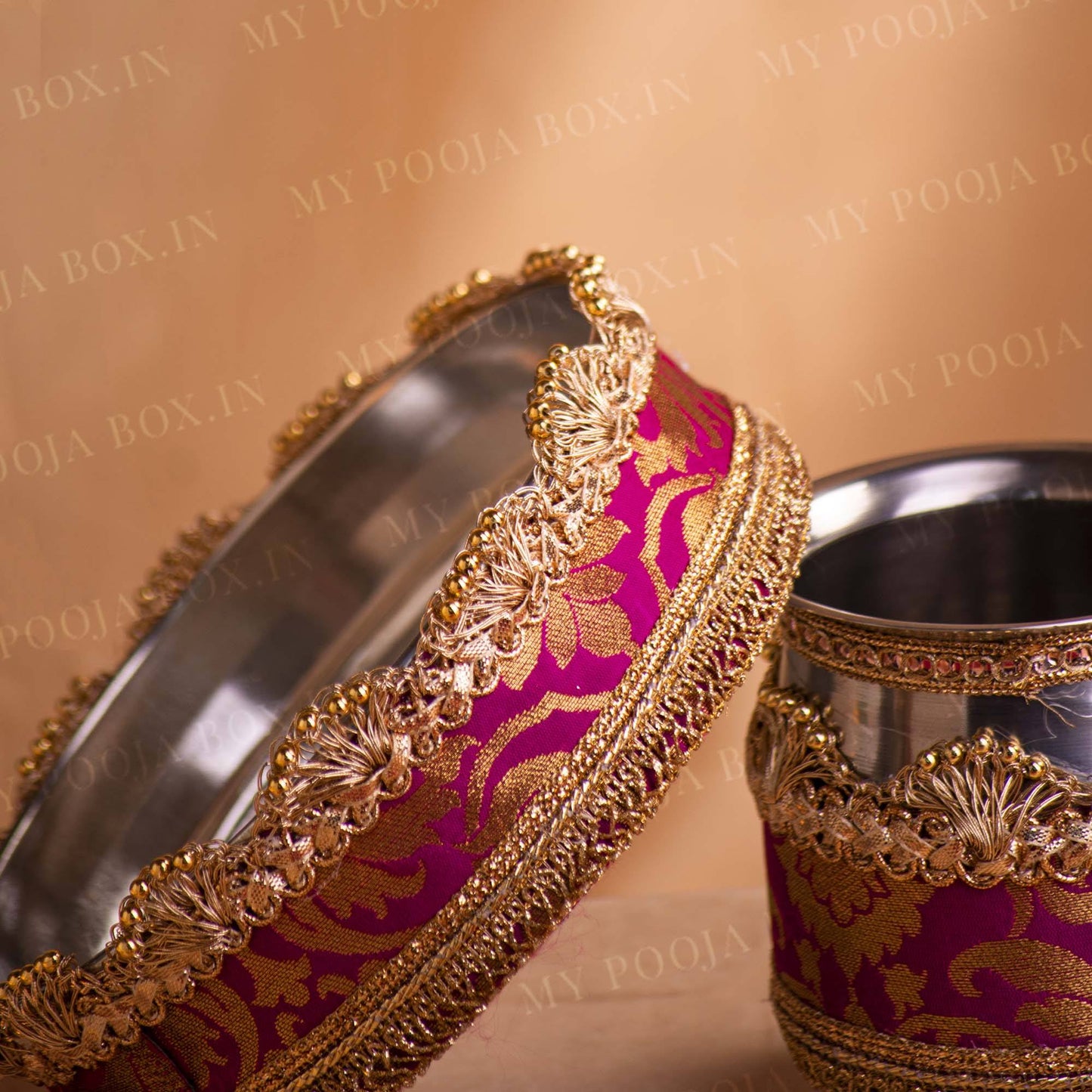 Bridal Glamorous Karwa Chauth Thali Set