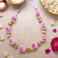 Adjustable Pink Floral Garland/Mala