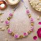 Adjustable Pink Floral Garland/Mala