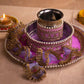 Lavender Karwa Chauth Thali Set