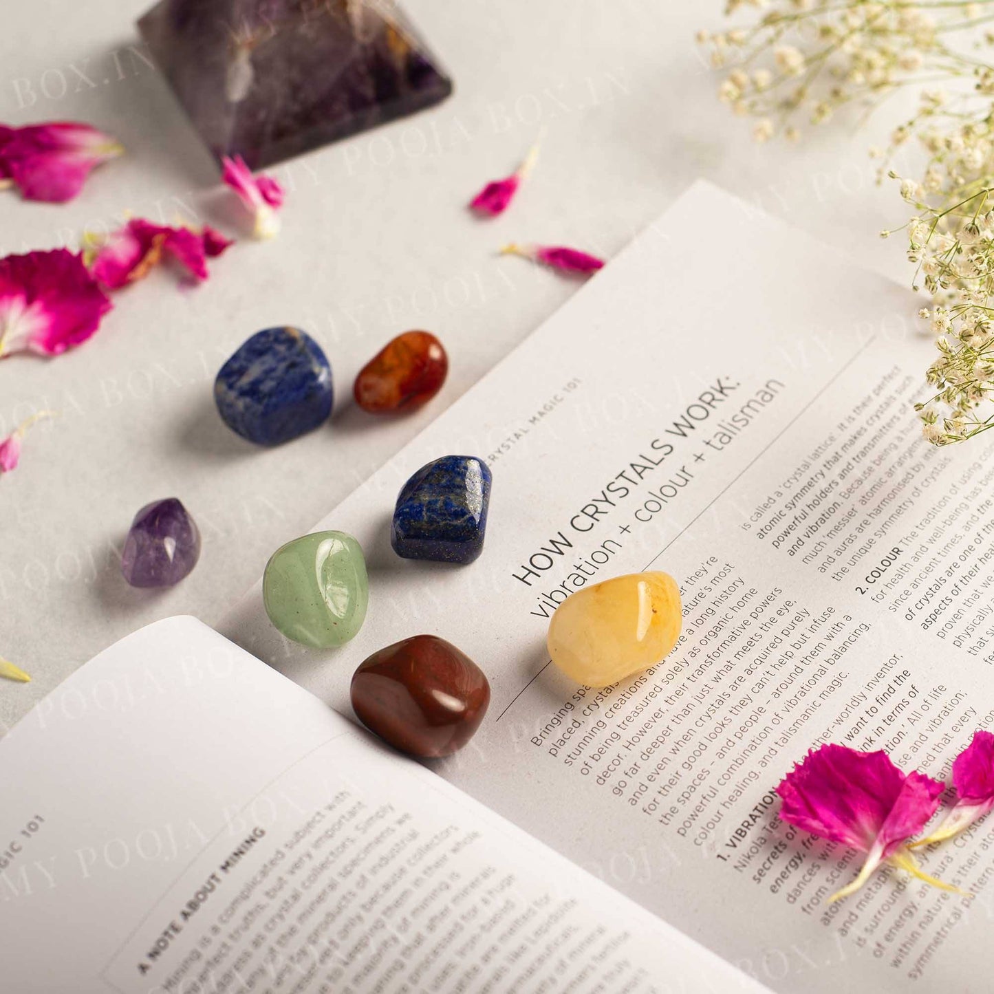 Natural Gemstone Chakra Tree - Gemstone Home Decor - MagicCrystals – Magic  Crystals