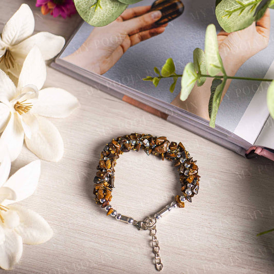 Tiger Eye Crystal Healing Bracelet