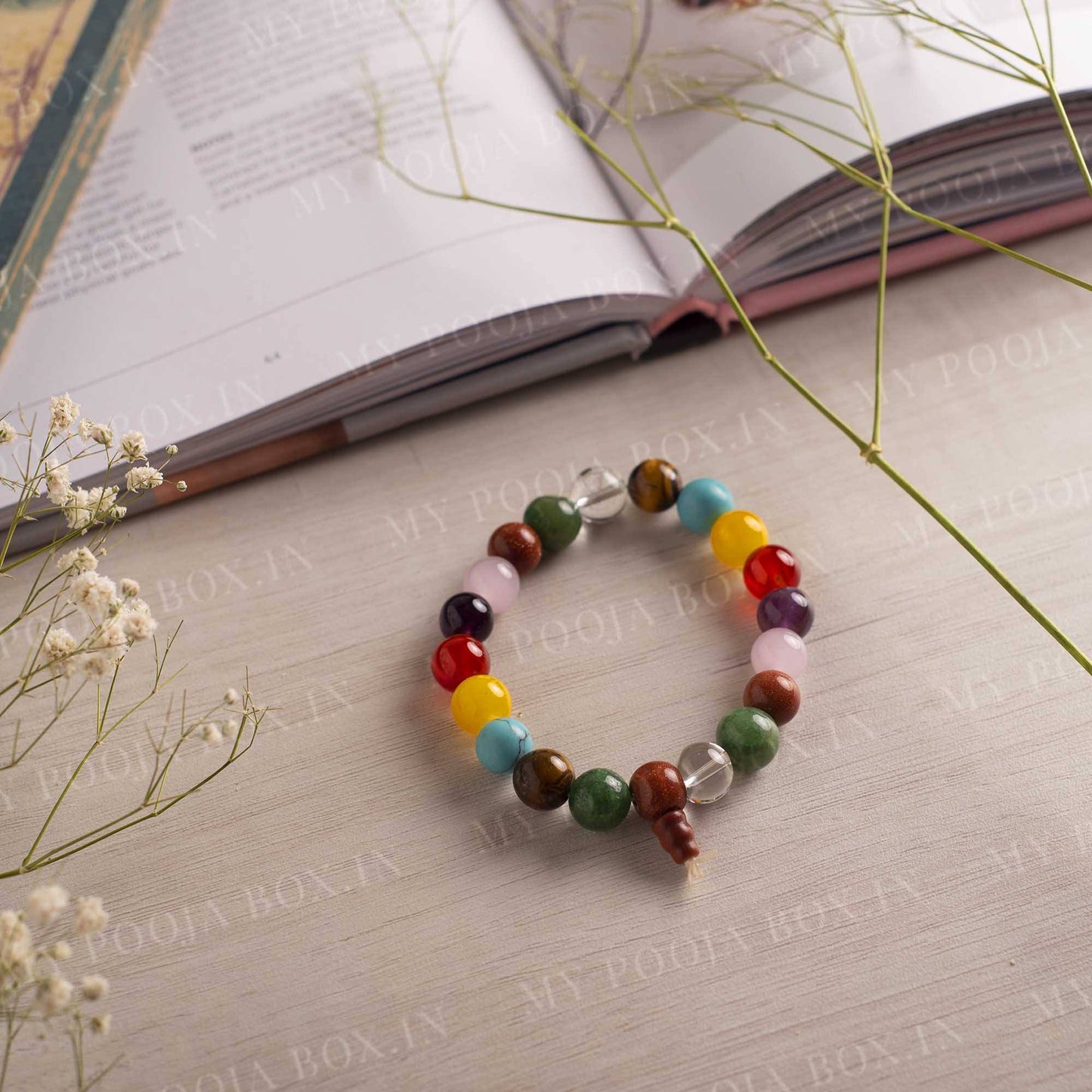 Multi Color Sparkle Round Bracelet