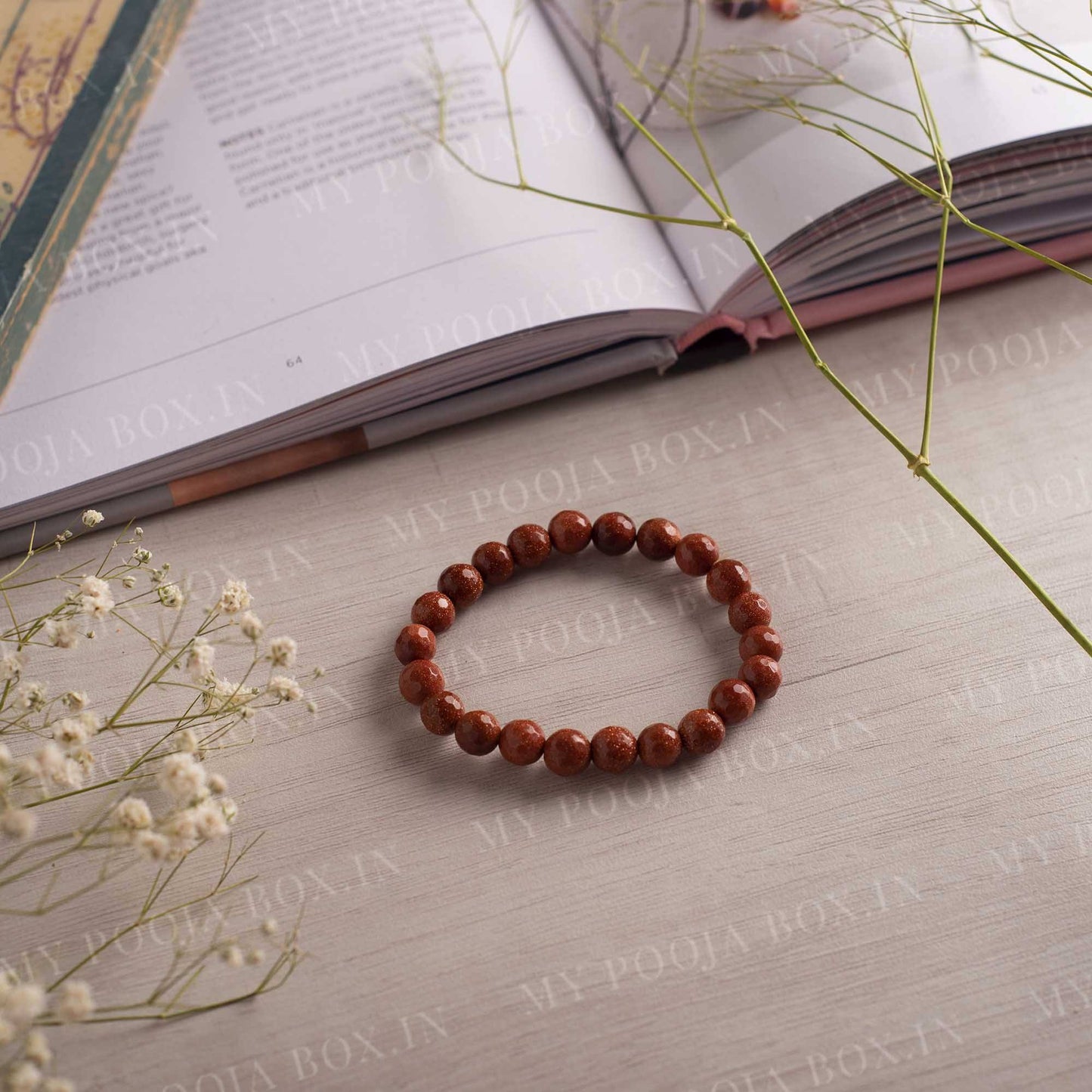 Goldstone Brown Bracelet | Abundance & Courage