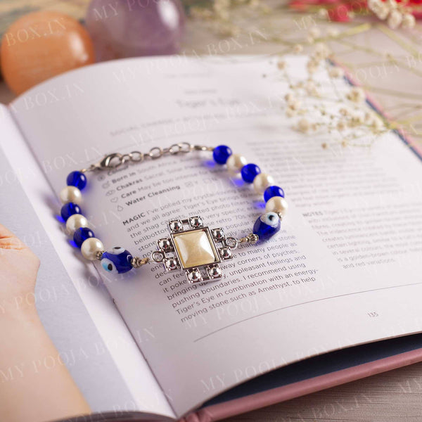 Feng Shui Crystal  Evil Eye Bracelet