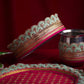 Majestic Mint & Rani Karwa Chauth Thali Set