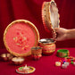 Magnificient Magnolia Flora Karwa Chauth Thali Set