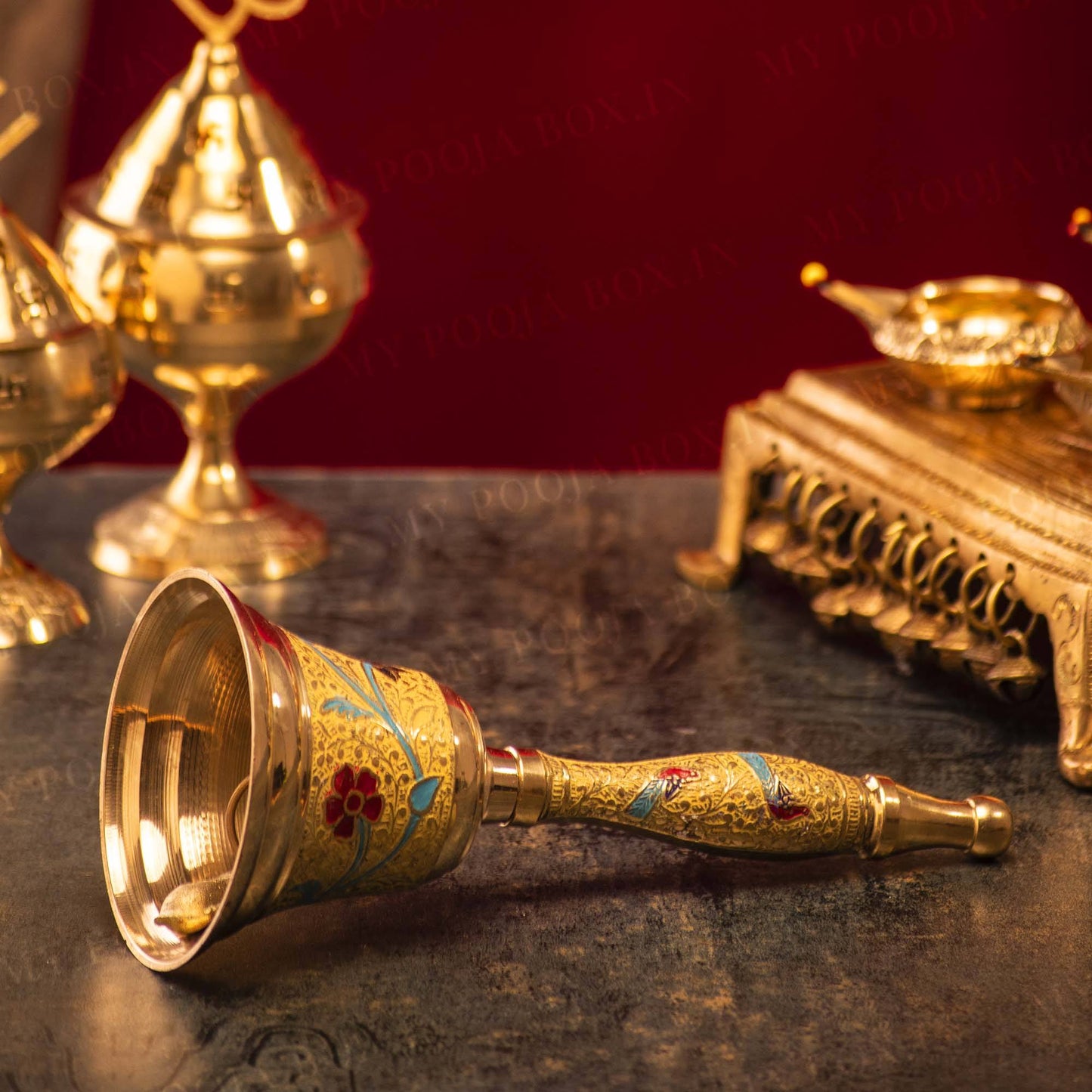 Designer Brass Pooja Bell