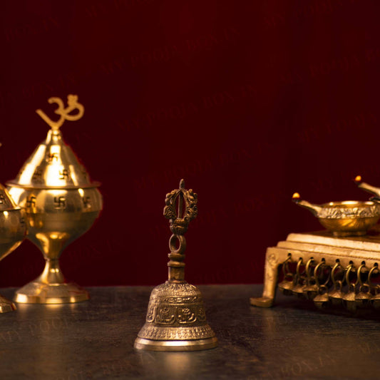 Antique Brass Bell Small