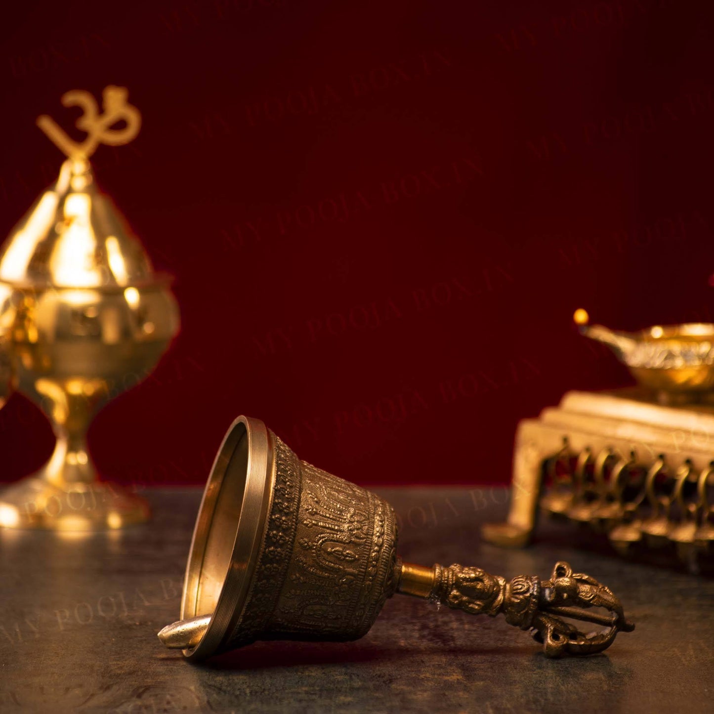 Antique Brass Bell Large