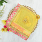 Dazzling Yellow and Pink Thali Cover