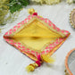Dazzling Yellow and Pink Thali Cover