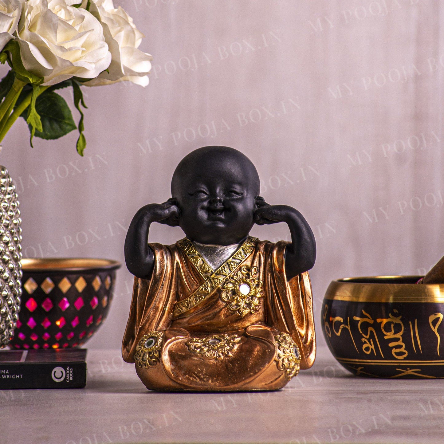 Sitting Buddha Baby Monk