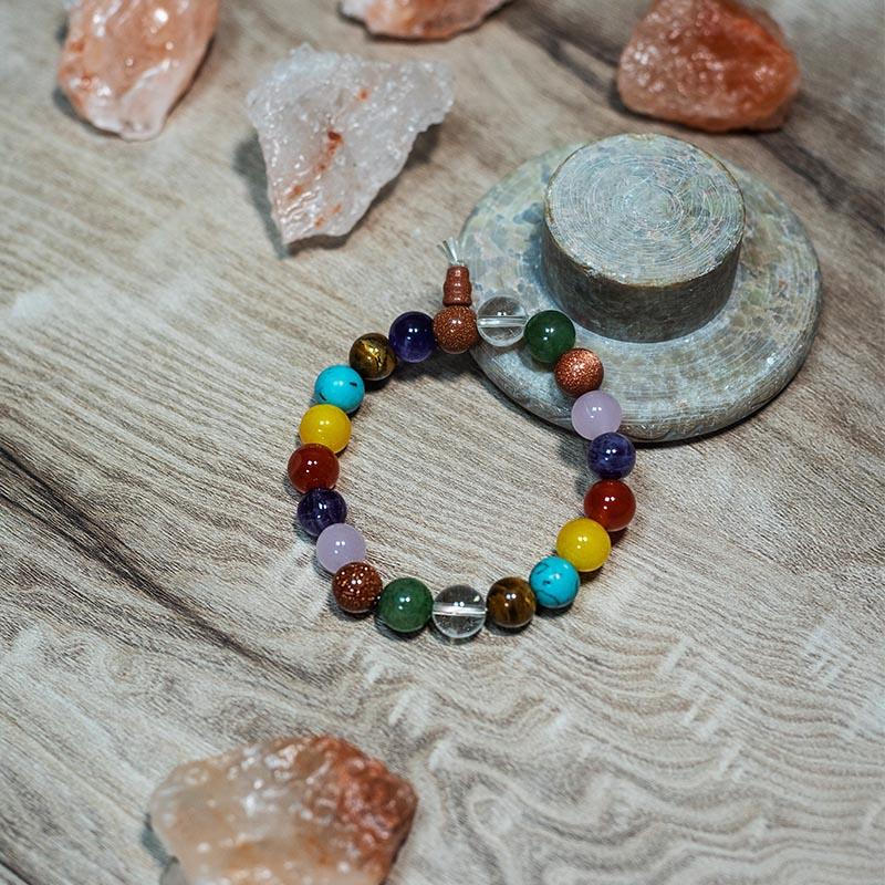 Multi Color Sparkle Round Bracelet