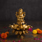Antique Brass Ganesha Diya